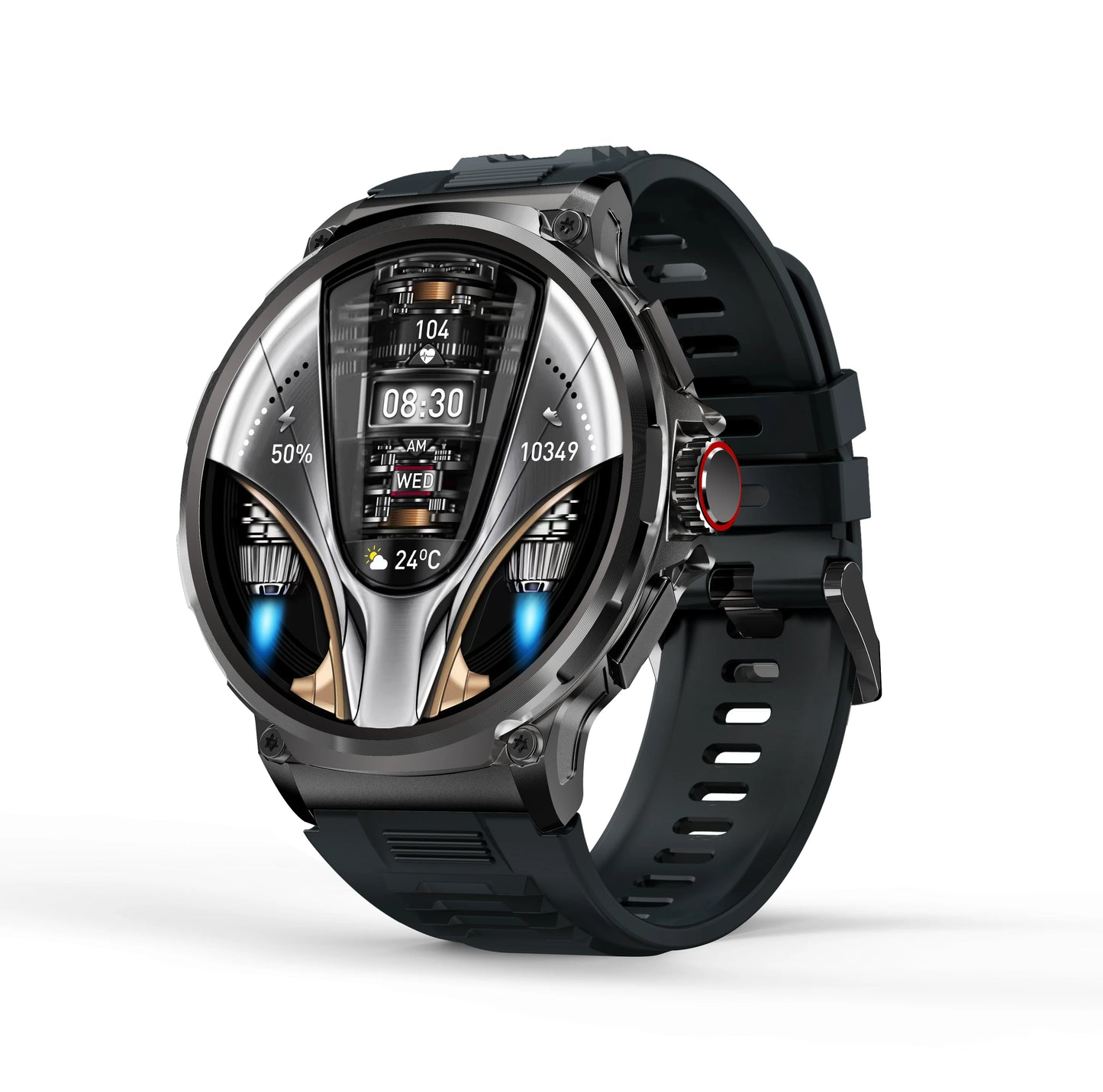 V69 Smartwatch Watch Call 1.85 Inch HD Display always on Screen 400+ Watch Faces Big Battery Waterproof Reloj Smart Watch