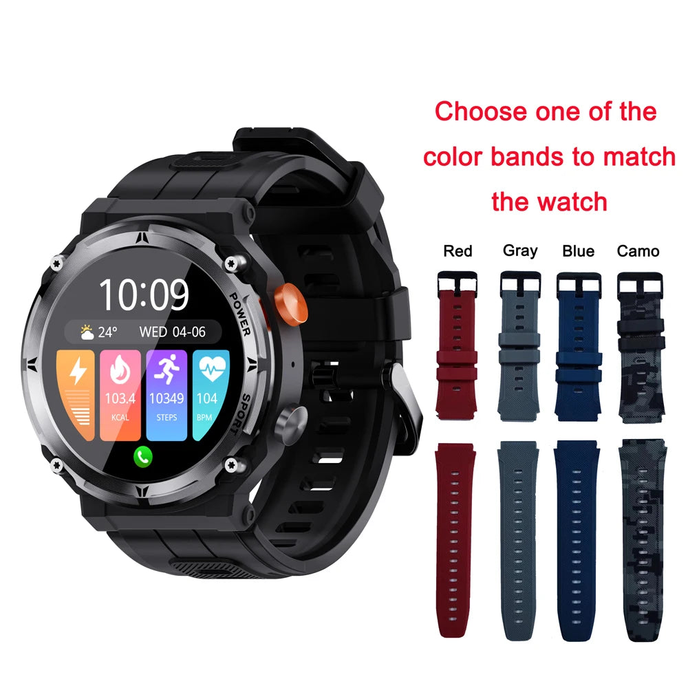 C21 Pro 2024 High Quality 410mah BT Calling 1ATM Waterproof Smartwatch C21 Pro Men Outdoor Sport Smart Watch With Apps for Men