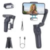 L7Cpro 360 Auto Face Tracking 3 Axis AI Gimbal Handheld Phone Holder for Mobile Phone Live Video Streaming