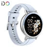 AI Voice Touch Screen Smartwatch 290mAh Battery IP68 Waterproof BT Call Answering Menstrual Reminder Fashionable Silicone