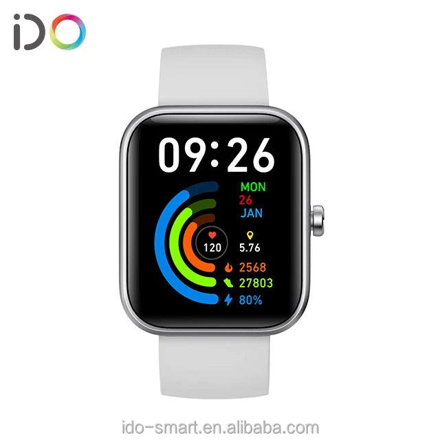 IDW25 Square Smart Watch With 1.85inch TFT Screen for Men Blue Tooth Call IP68 Waterproof Sports Fashion Smartwatch Women 2025