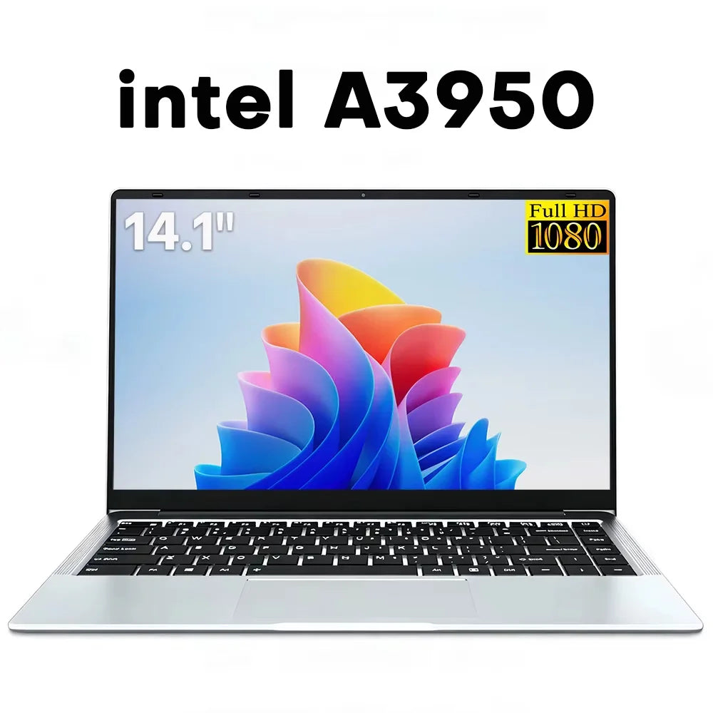 Portable 14.1" Laptop Computer Intel Core i7-9850H/Atom A3950 Office Study Computer 12GB RAM 1TB SSD Windows 11 Pro Notebook PC