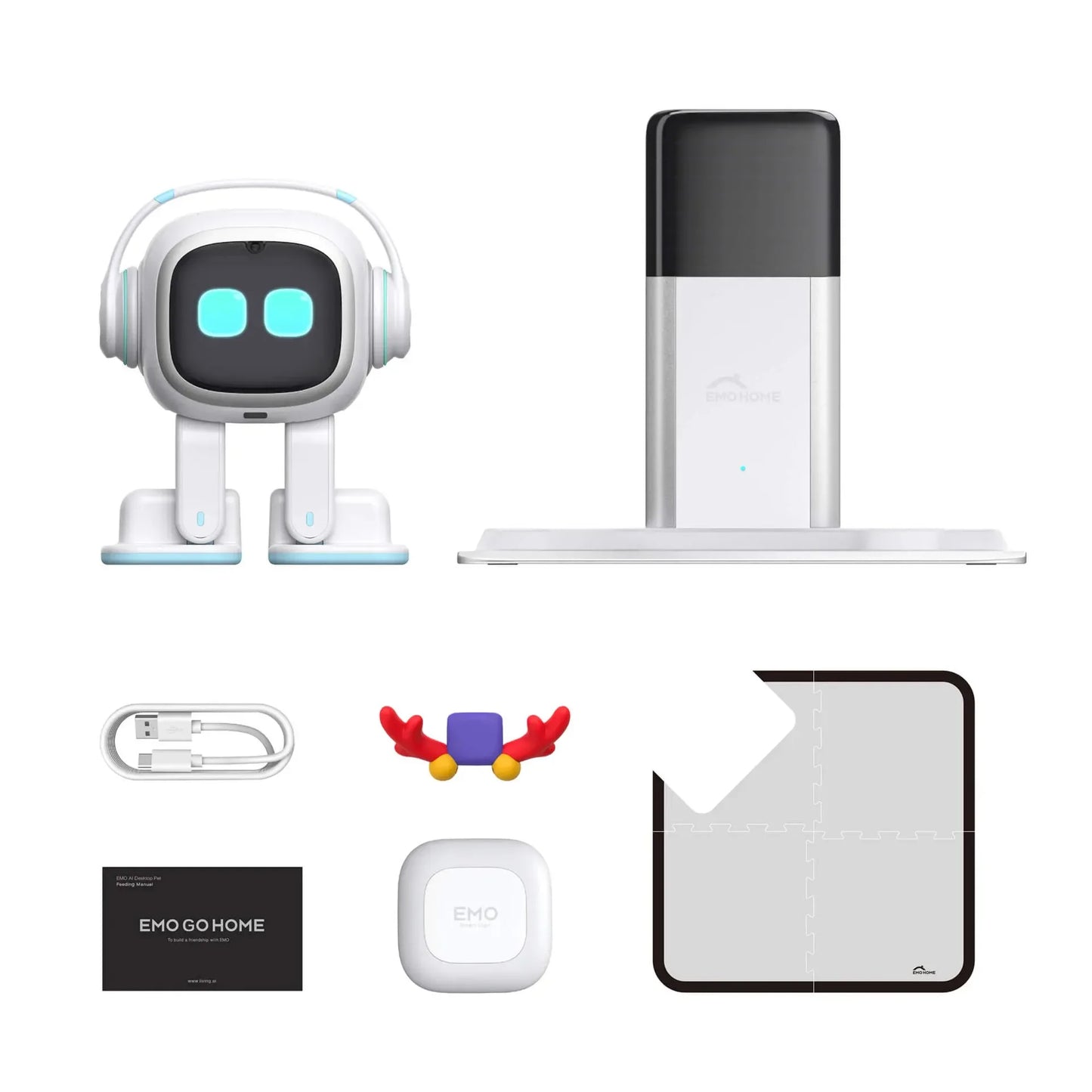 EMO AI Robot 2026, Voice & Facial Recognition, Emotional Communication Companion, Home Automation Educational Toy for All Ages