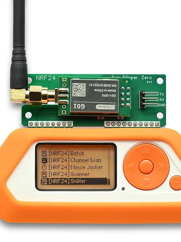 Flipper Zero Wireless Sniffer and Mouse Jacker with NRF24L01 GPIO, Flipper Zero Accessories, dev Board Flipper Zero Multi-tool