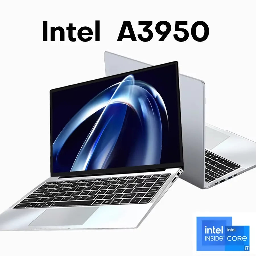 14.1 inch Portable Laptop Computer Intel Core i7-9850H/Atom A3950 Notebook 12GB RAM 1TB M.2 SSD Windows 11 Office Study Computer