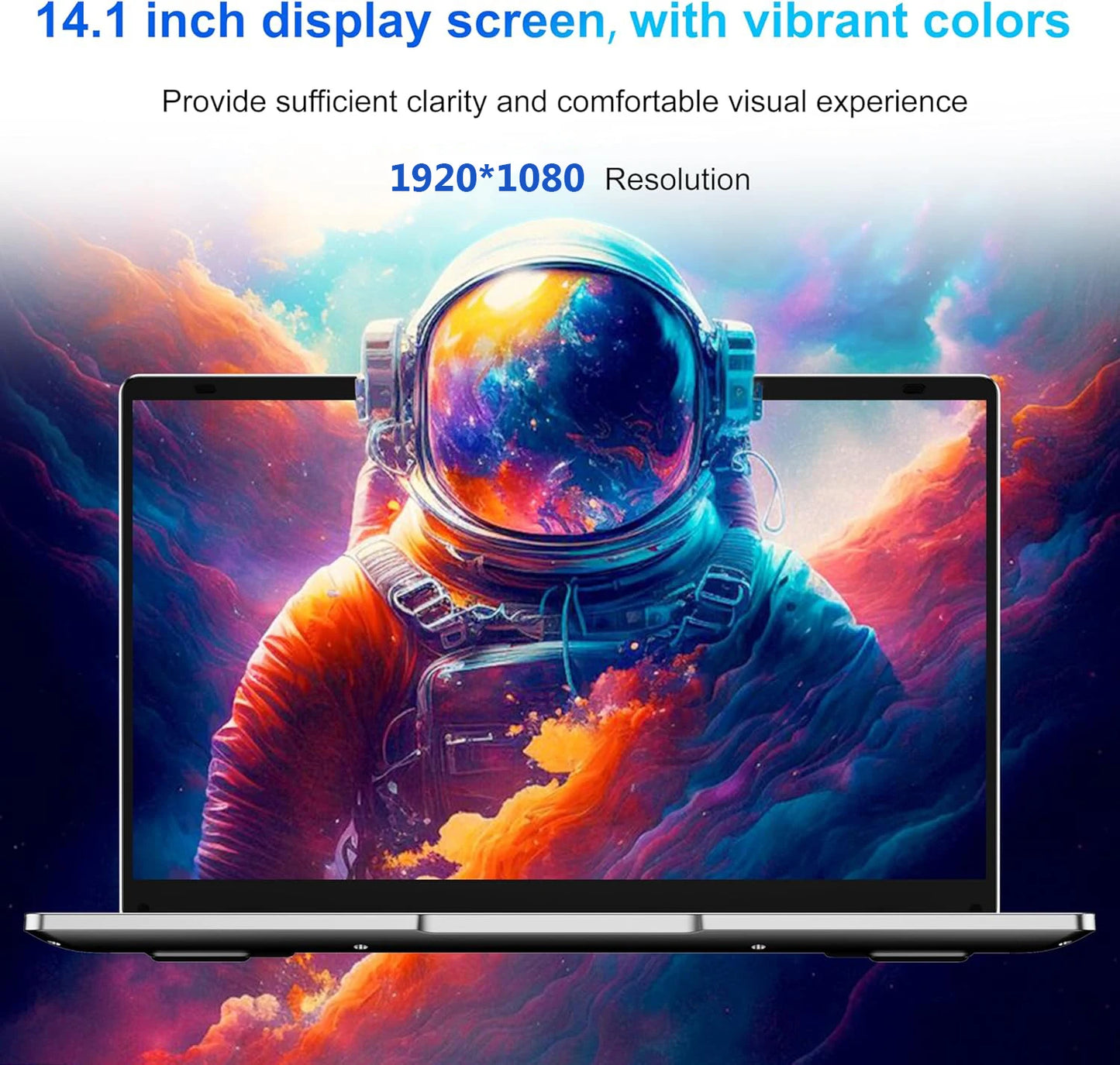 14.1" Laptop Computer intel Core i7-9850H 12GB RAM 512GB 1TB SSD HD Display Laptops Windows 11 Pro Portable Notebook PC for Student Business Work