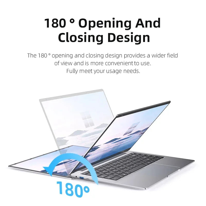 14.1" Laptop Computer intel Core i7-9850H 12GB RAM 512GB 1TB SSD HD Display Laptops Windows 11 Pro Portable Notebook PC for Student Business Work