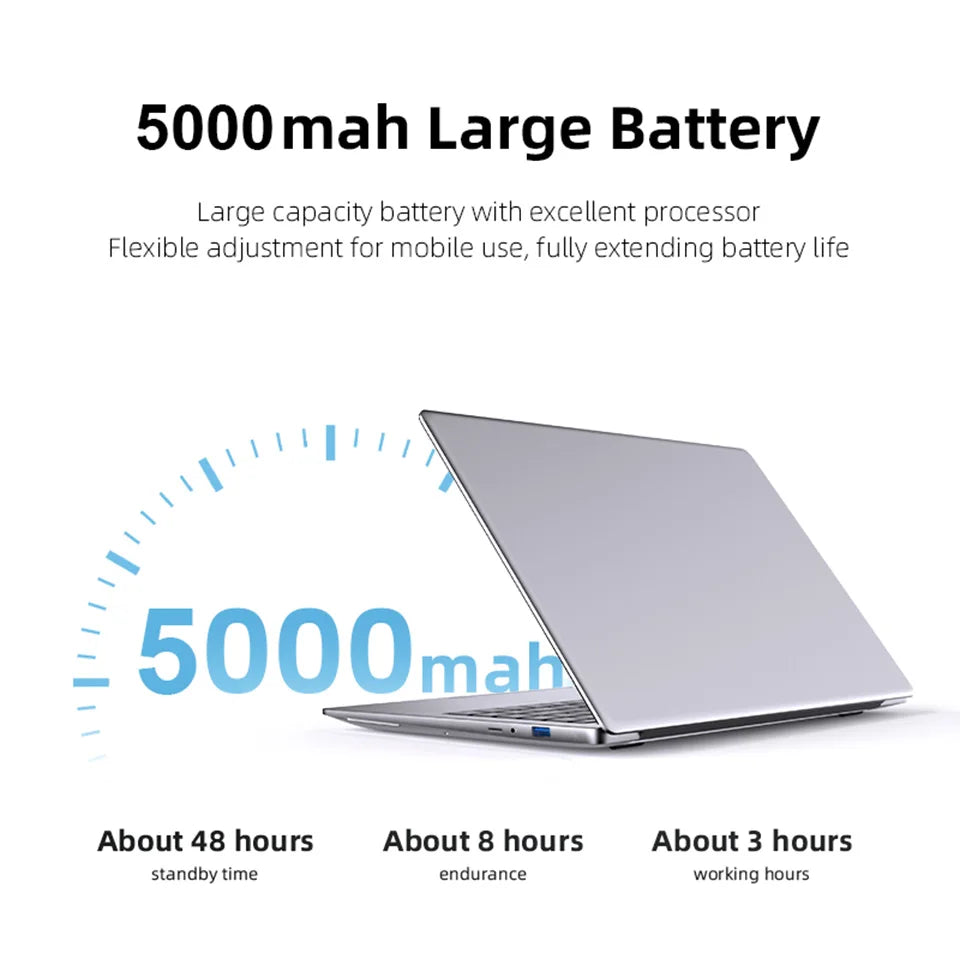 Xiaman 14.1'' Portable Windows 11 Pro Laptop Computer Intel Celeron 3855U 12GB RAM 1TB SSD Office Notebook Business Pc Laptops