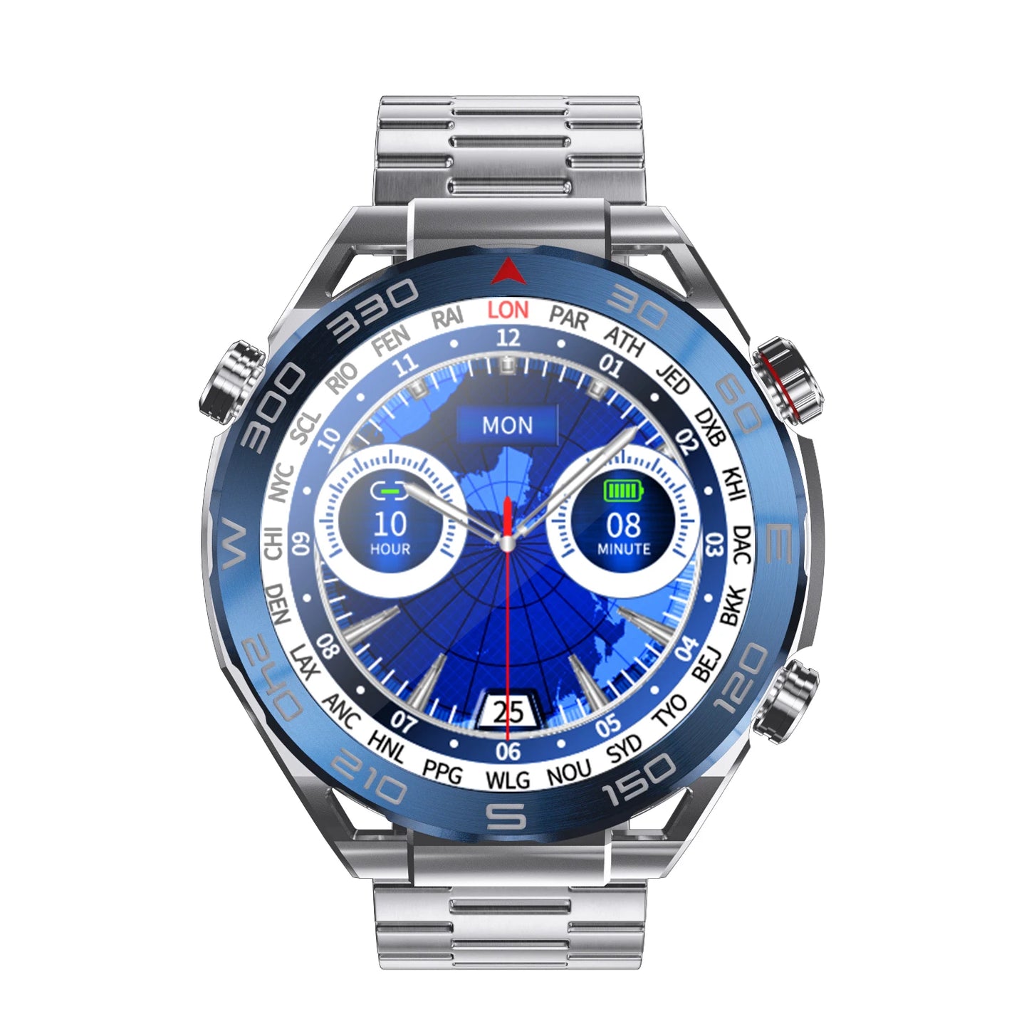 ZD5 ULTRA Mate Smart Watch 2026 1.5 Inch Full Touch Wireless Charging GPS Movement BT Call Smartwatch for Men Pk DT3 MAX