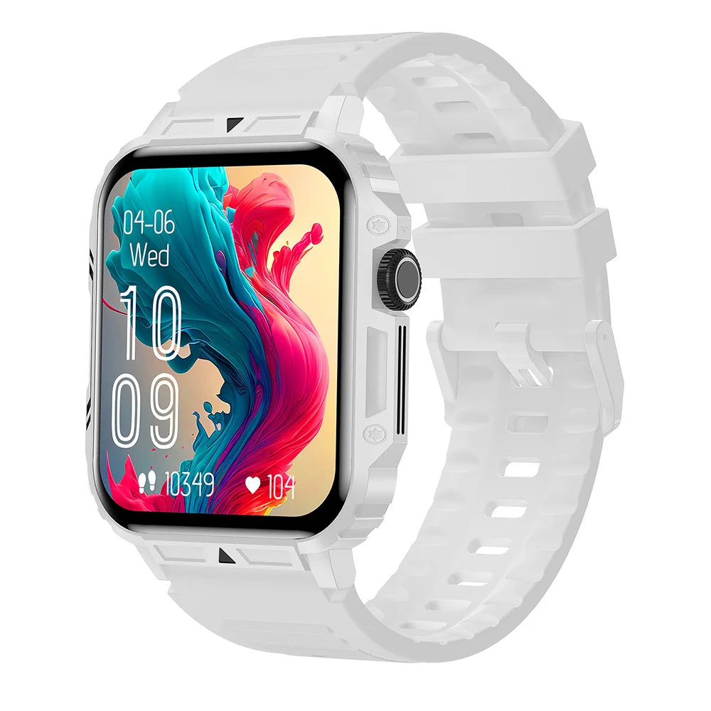 L81 Outdoor Sports Waterproof Smartwatch Big Battery Fitness Tracker BT Dial Call Sport Smartwatch Men for IOS Android