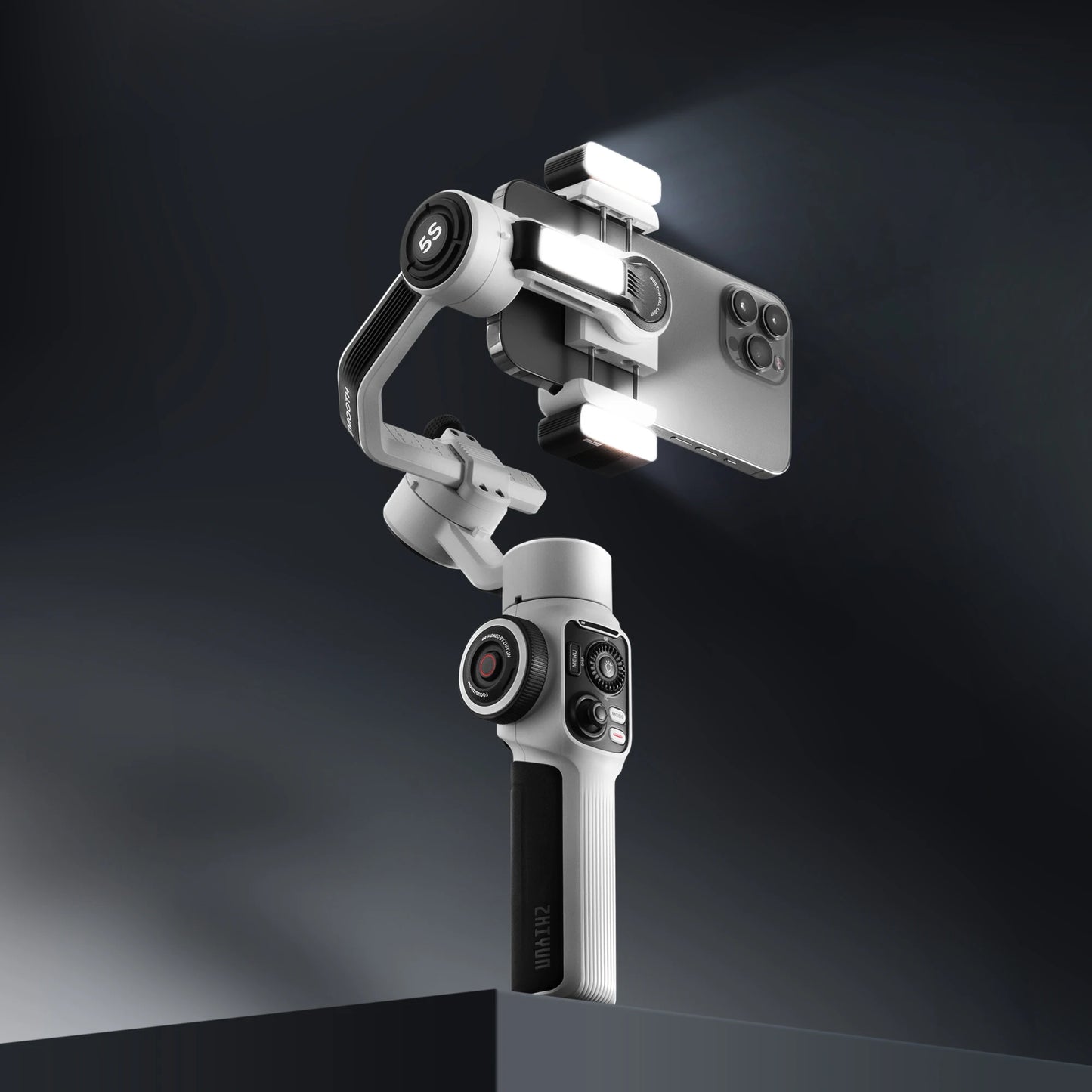 ZHIYUN Smooth 5S YouTube TikTok Vlog Handheld Stabilizer 3-Axis Outdoor Smartphone Gimbals for iPhone 15 Pro Max Xiaomi HUAWEI