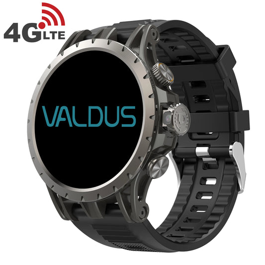 VALDUS 2026 ODM/OEM Custom Logo AMOLED Round Screen 4G Android Low MOQ Smartwatch WiFi GPS 200W Single Camera VG54 Smart Watch
