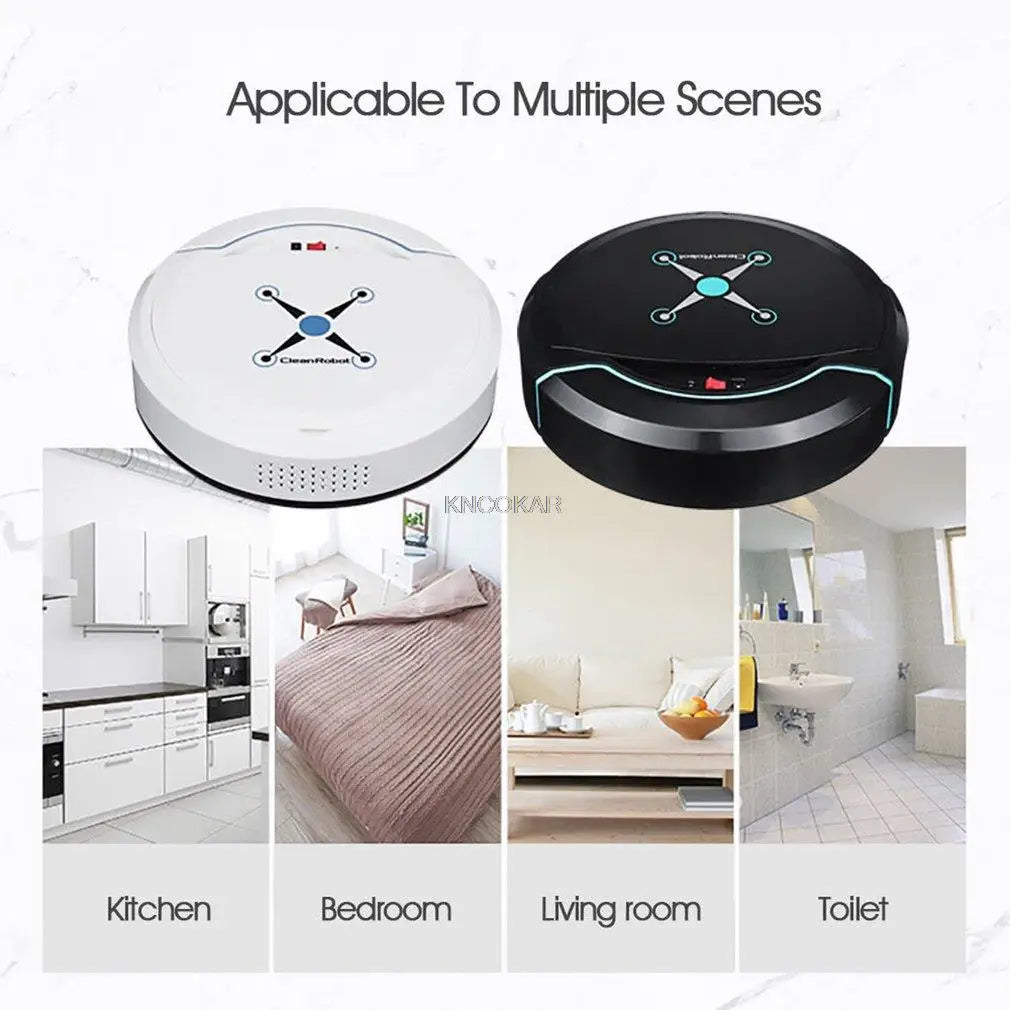 Automatic Smart Robot Vacuum Cleaner Small Vacuum Cleaners Sweeping Robot Floor Dirt Auto Home USB Rechargeable Cleaning Machine