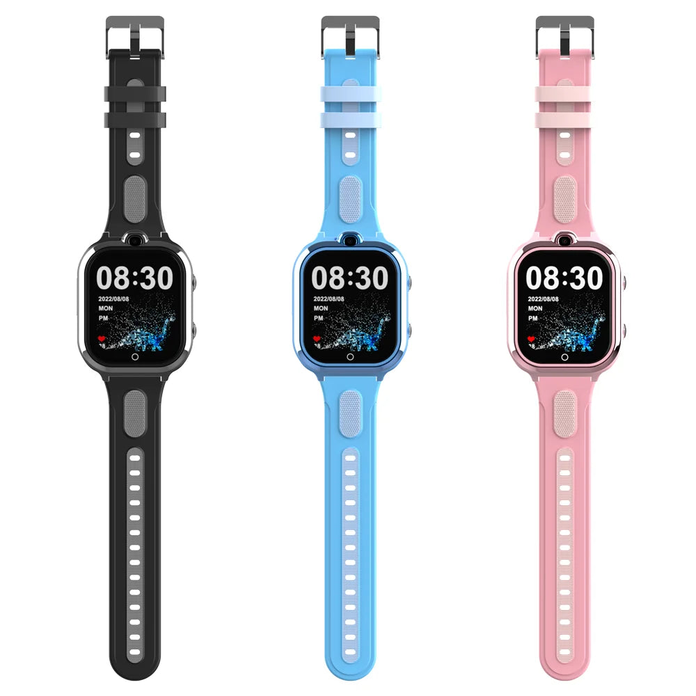 Kids GPS Smart Watch DF97 Touch Screen IP67 Waterproof 1+8G 4G Voice Chat SOS Calling GEO Fence Smartwatch for Boys Girls