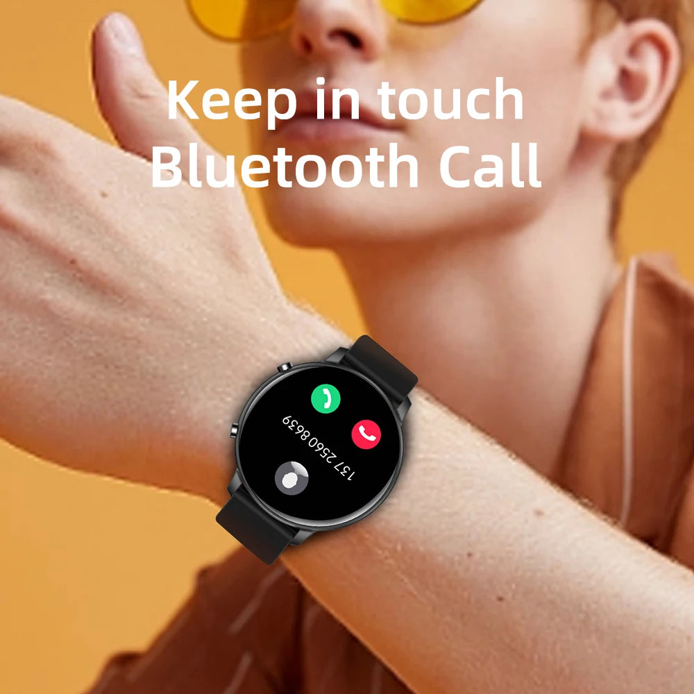 SENBONO G28 Round Smart Watch Men  1.39'' 360*360 HD Big Screen Answer Call Watch Blood Pressure Monitor Women Smartwatch Sports