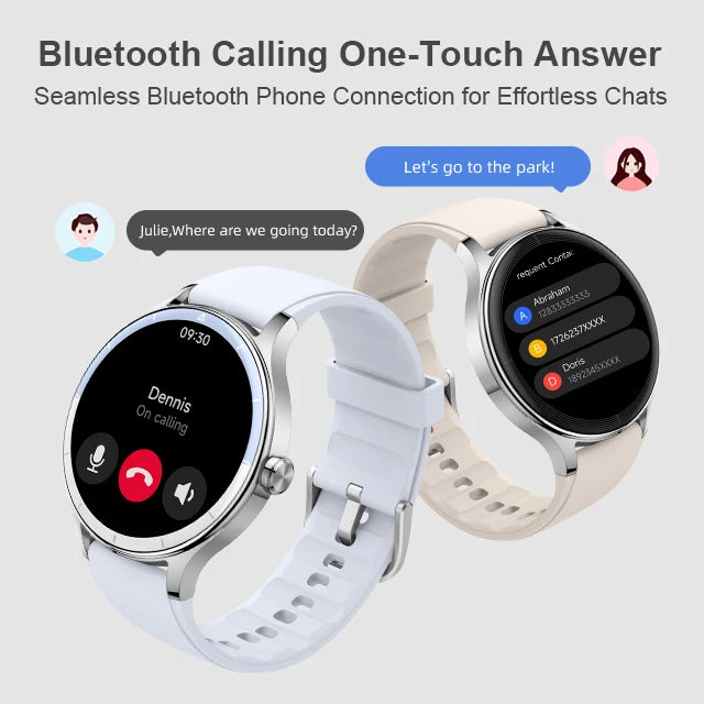 1.27inch TFT Female Fitness Smartwatch IP68 Waterproof Heart Rate Monitoring Blood Oxygen Dial Call Fashionable Silicone
