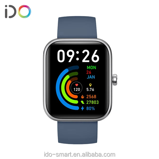 IDW25 Square  Smart Watch With 1.85inch TFT Screen for Men Blue Tooth Call IP68 Waterproof Sports Fashion Smartwatch Women 2025