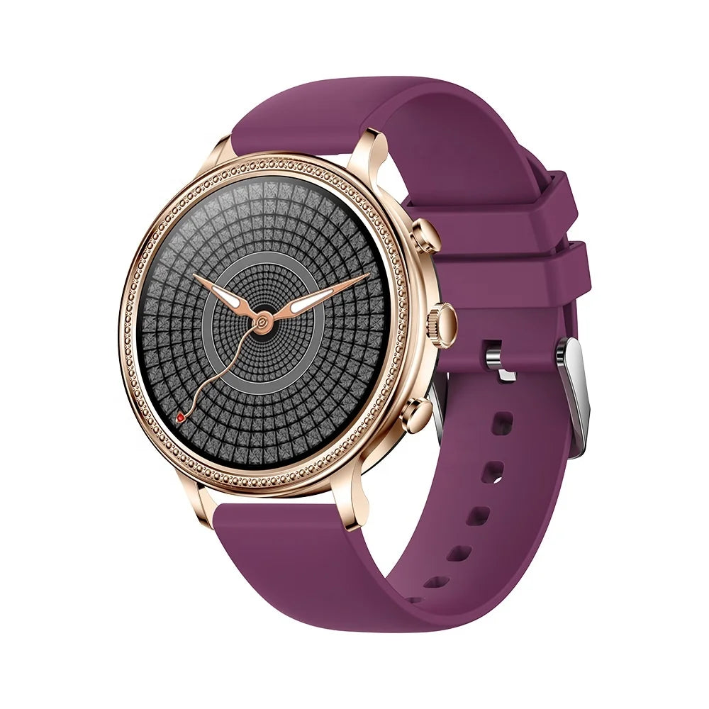 Woman Smartwatch V60 Heart Rate Monitor Bt Call Music Player Sleep Monitor Smartwatches Woman