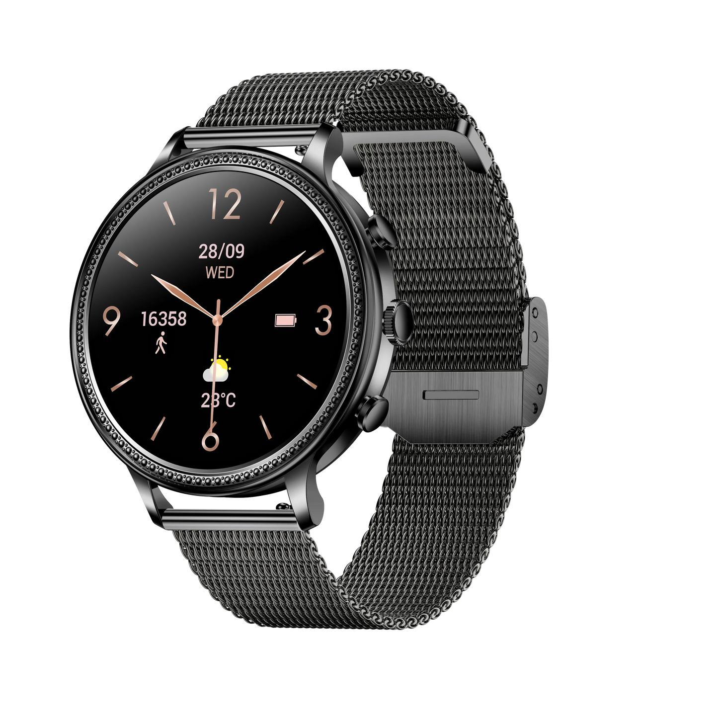 2025 Fashion V60 Relogio Smartwatch  Watch 1.39inch 360*360 Round Touch Screen Sport Fitness Sleep Tracker Smart Watch Women