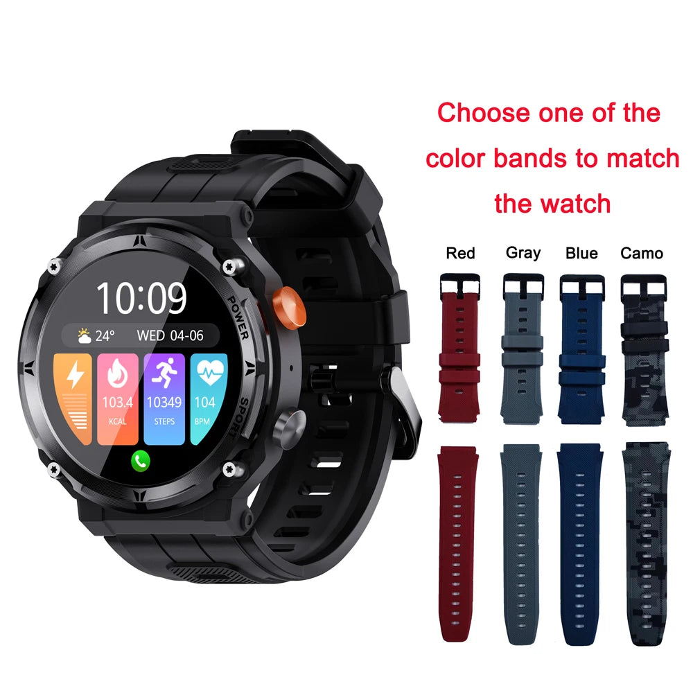 C21 Pro 2024 High Quality 410mah BT Calling 1ATM Waterproof Smartwatch C21 Pro Men Outdoor Sport Smart Watch With Apps for Men