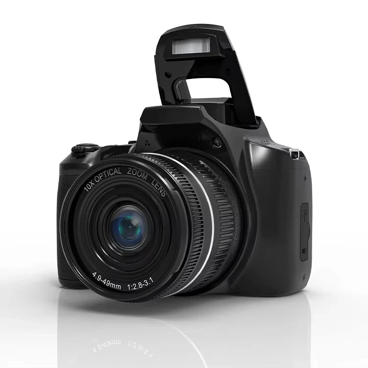Winait Super 4k DSLR Digital Camera with 10x Optical Zoom and 3.0'' Color Display