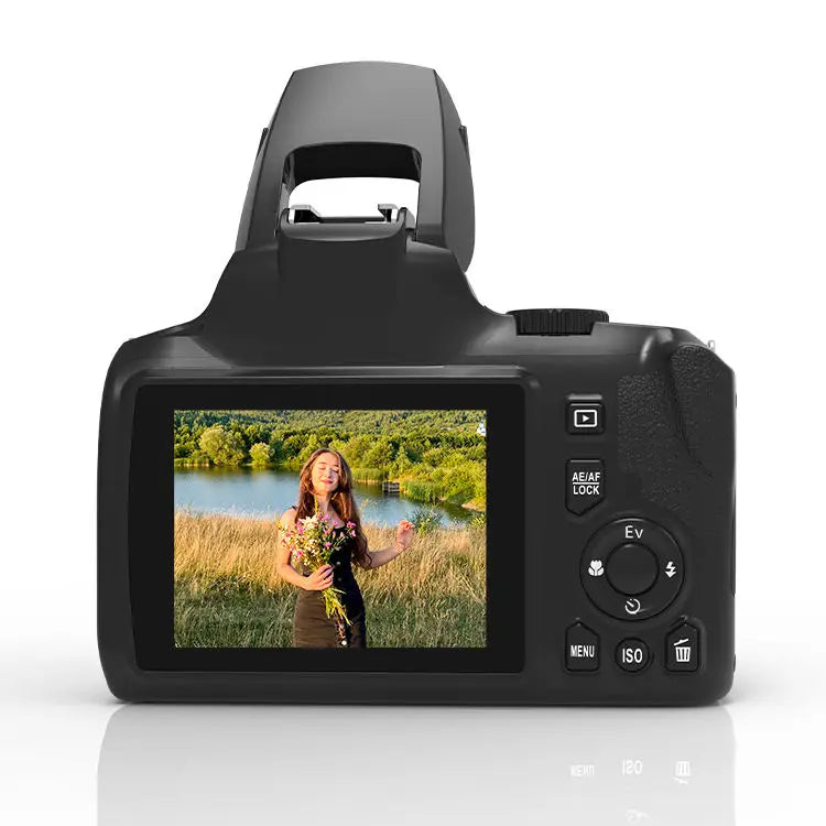 Winait Super 4k DSLR Digital Camera with 10x Optical Zoom and 3.0'' Color Display