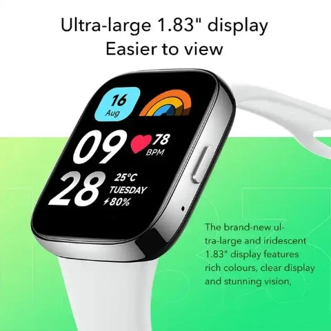 Xiaomi Redmi Smart Watch 3 2024 GPS Waterproof Scale Fitness Tracking Bt Phone Call Chinese Smartwatch for Note 12 13 Pro