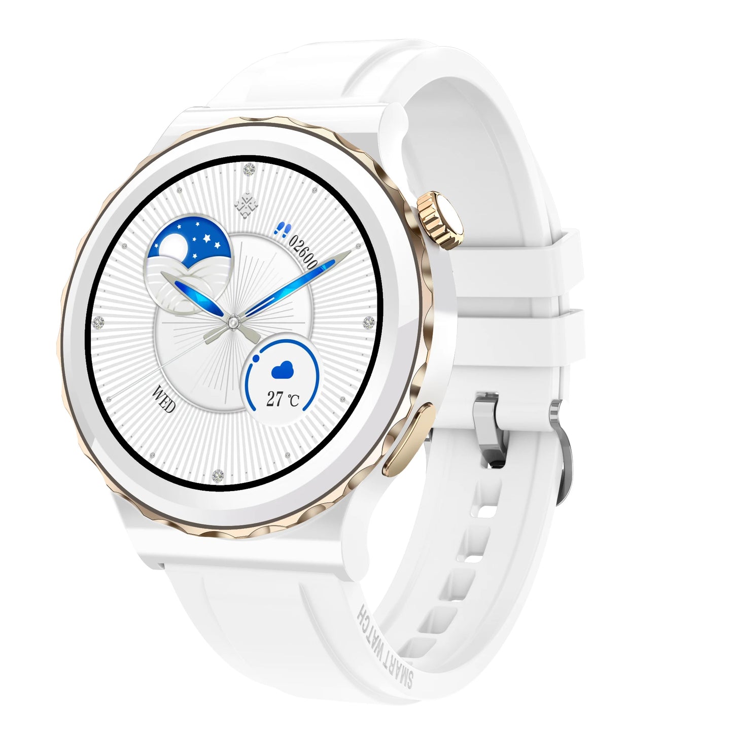 Smart Watch E23 BT Call Leather Steel Strap 1.32 Inch HD Screen Ladies Smartwatch for Women OEM ODM MSDS CE Rohs Support