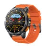 2025 GPS Sports SmartWatch with LED Flashlight 1.43" Amoled Screen IP68 Waterproof Compass Altimeter Men Outdoor Smart Watch K67