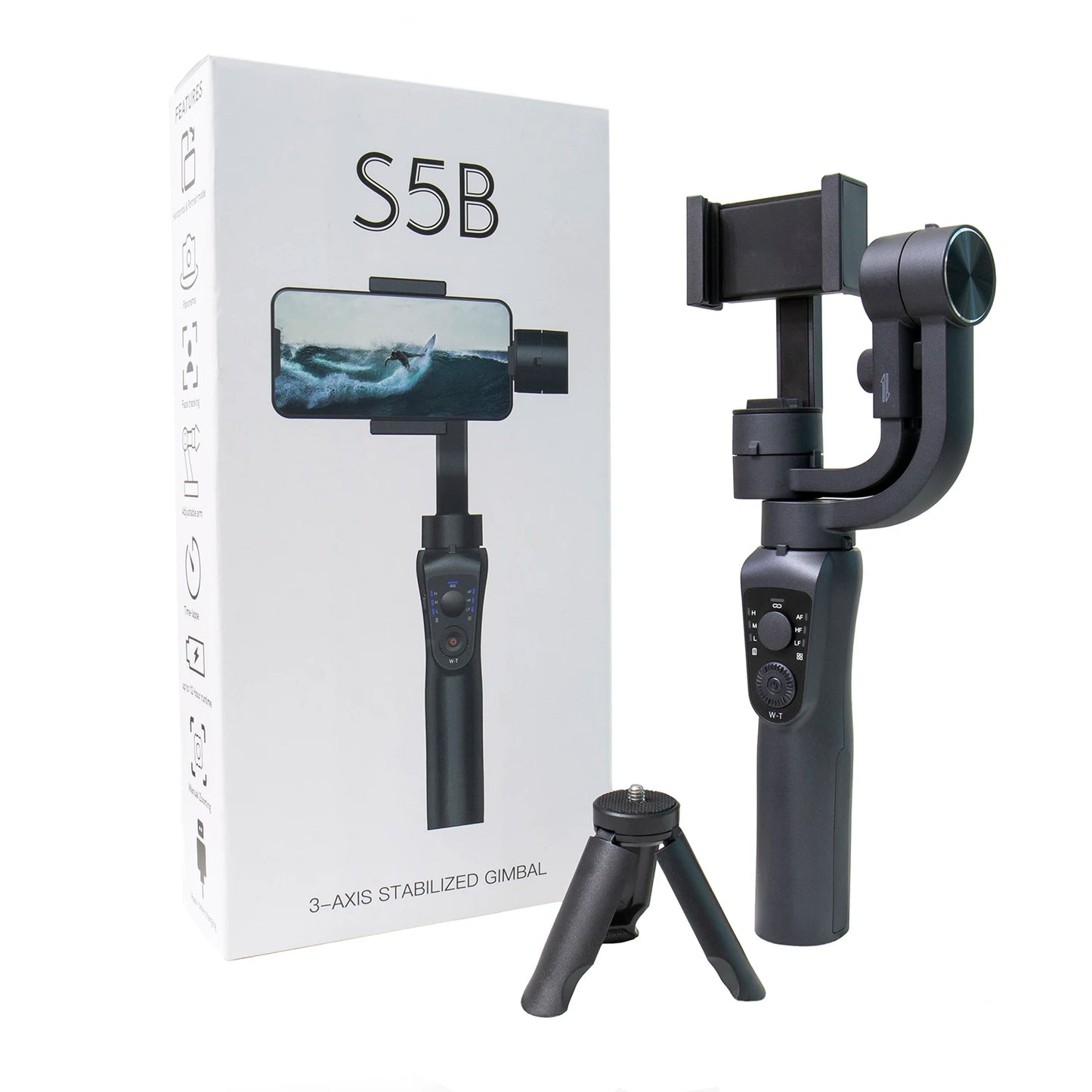 High Quality Personal Smart 3 Axis Handheld Gimbal Stabilizer for Smartphone