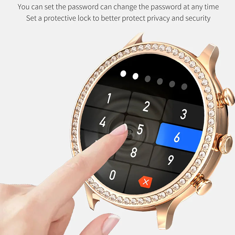 LIGE BW1837 (2 Strap) Smart Watch for Women Answer Calls Heart Rate Tracker Blood Pressure Waterproof Smartwatch Android IPhone