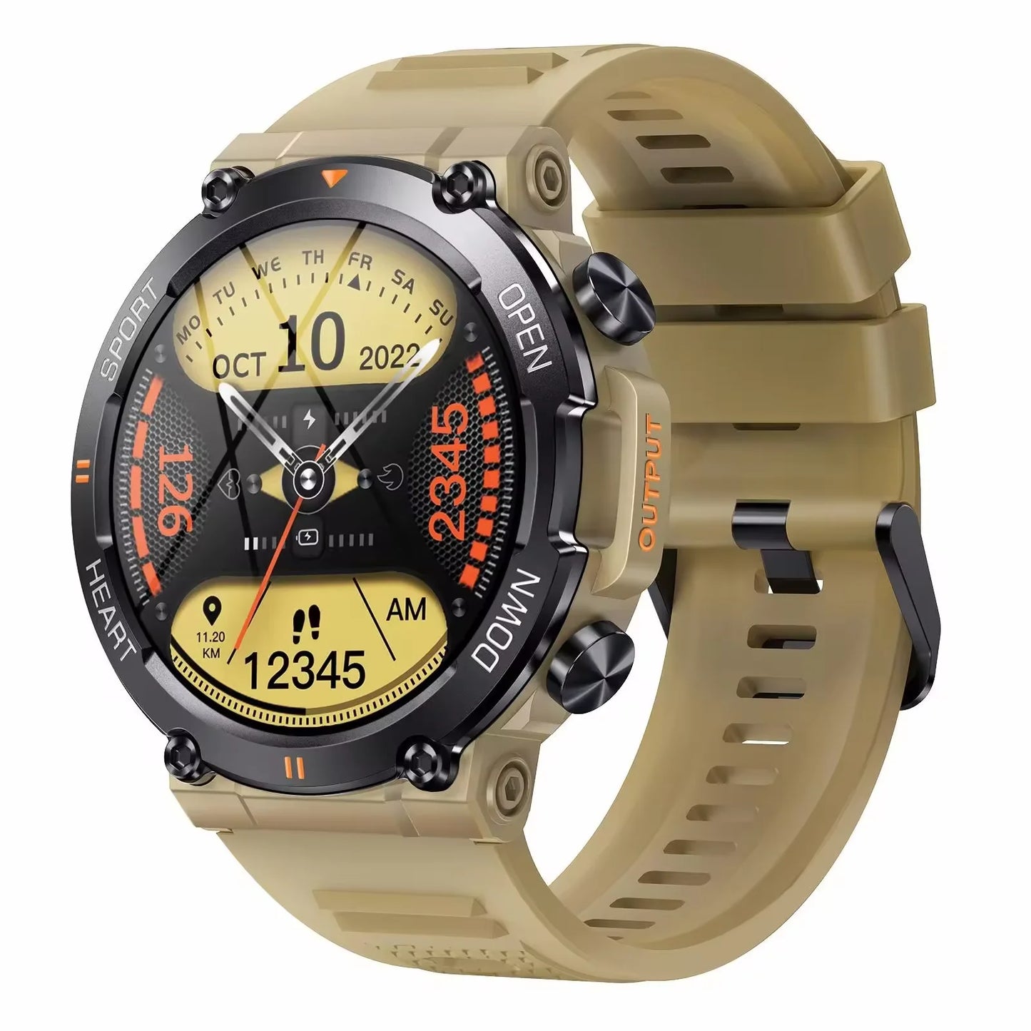 K56 Pro New 2024 Heart Rate Android BT Call Music Fitness Smartwatch Inform Messages Mujer Men Round Smart Watch