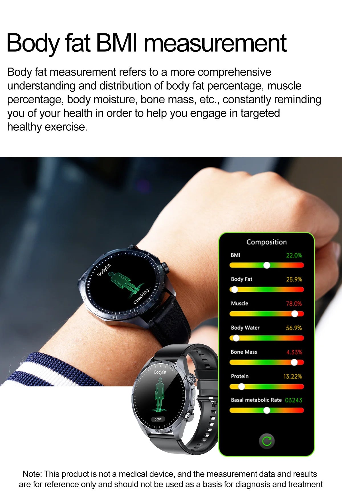VALDUS ECG Health Smartwatch Breathing Training Precise Blood Pressure Blood Oxygen Monitoring Pulse Therapy VE57 Pro Smartwatch