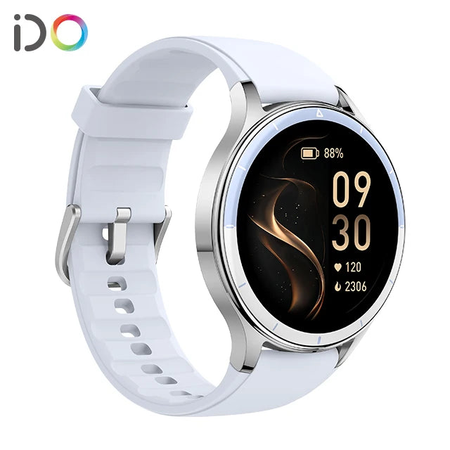 1.27inch TFT Female Fitness Smartwatch IP68 Waterproof Heart Rate Monitoring Blood Oxygen Dial Call Fashionable Silicone