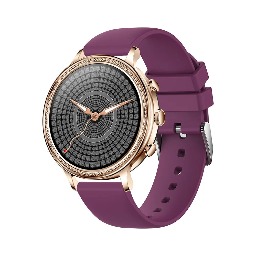 Woman Smartwatch V60 Heart Rate Monitor Bt Call Music Player Sleep Monitor Smartwatches Woman