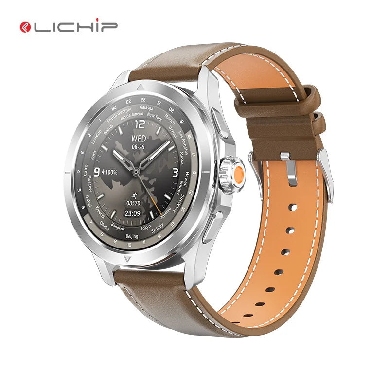 LICHIP L4 Ultra Sport Smartwatch AI Voice NFC BT Call S4 Ultra Men Women Health Monitoring Smart Watch Reloj Inteligente 2025