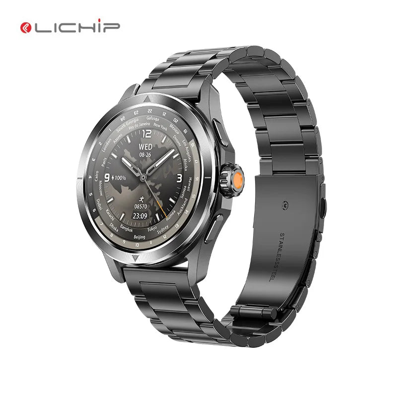 LICHIP L4 Ultra Sport Smartwatch AI Voice NFC BT Call S4 Ultra Men Women Health Monitoring Smart Watch Reloj Inteligente 2025