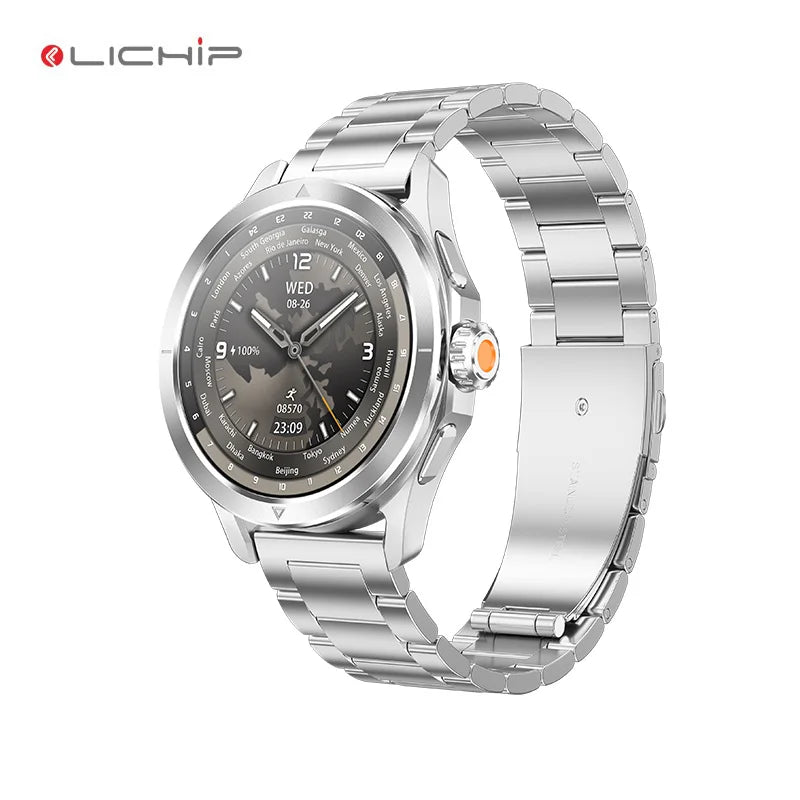 LICHIP L4 Ultra Sport Smartwatch AI Voice NFC BT Call S4 Ultra Men Women Health Monitoring Smart Watch Reloj Inteligente 2025