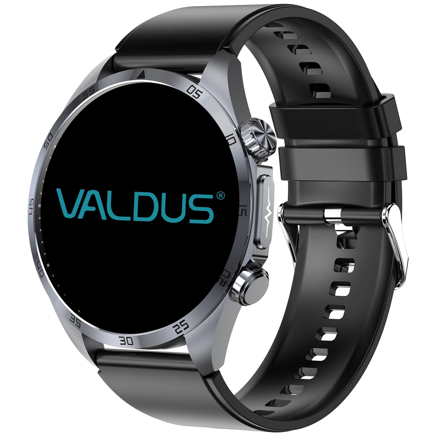 VALDUS ECG Health Smartwatch Breathing Training Precise Blood Pressure Blood Oxygen Monitoring Pulse Therapy VE57 Pro Smartwatch