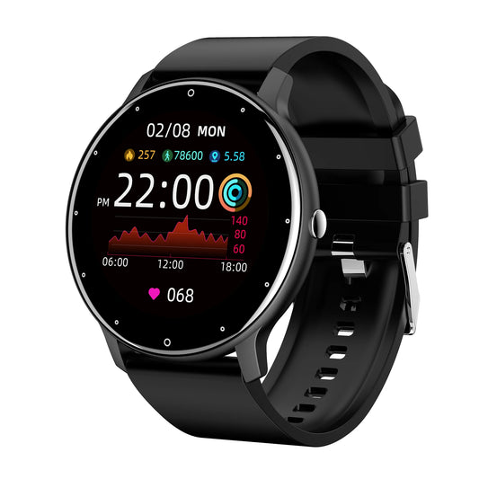 ZL02 Men Women Original Fashion Casual Smartwatch for IOS Android Message Reminder Sleep Monitor Heart Rate Mens Smart Watch