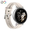 Women's 1.27 Inch TFT Screen Smartwatch IP68 Waterproof Design Heart Rate Stress Support Fitness Tracker IOS Compatible Silicone