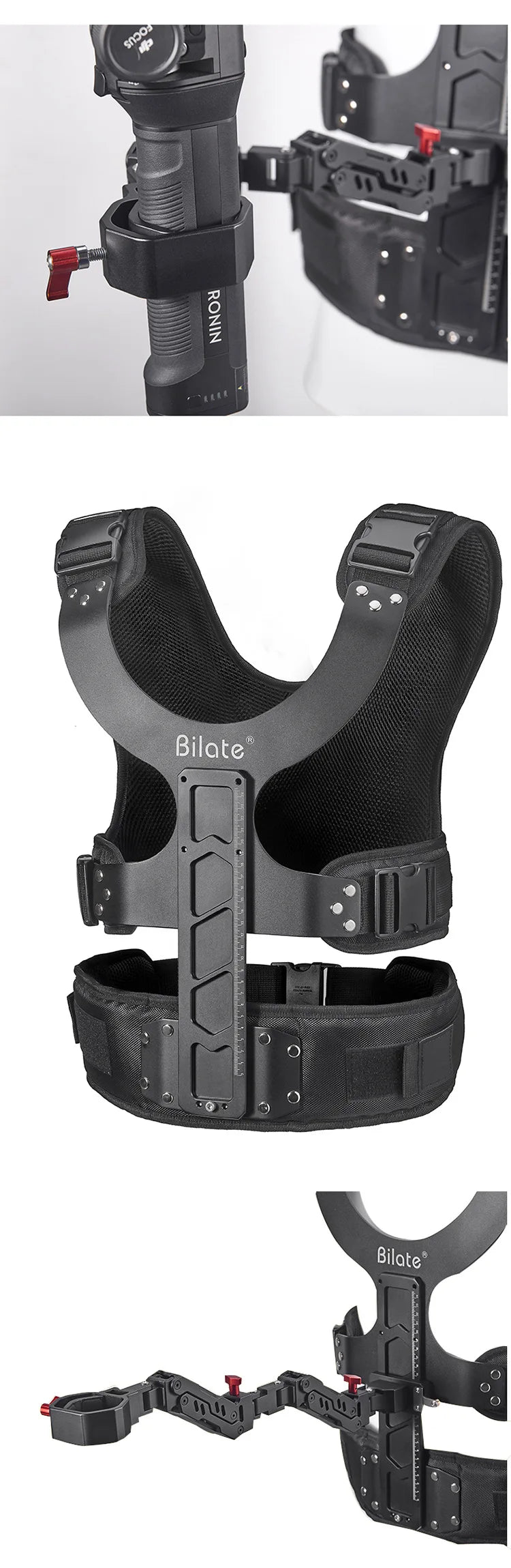 A Style Payload 5kg Handsfree Camera Gimbal Stabilizer Vest for 3 Axis Stabilizers