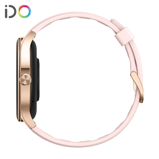 1.27inch TFT Female Fitness Smartwatch IP68 Waterproof Heart Rate Monitoring Blood Oxygen Dial Call Fashionable Silicone