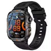 New QX12 Outdoor Sport Smart Watch with LED Flashlight 1.96" SOS Call 420mAh 100+ Sport Modes BO BP Sleep Tracker Smartwatch
