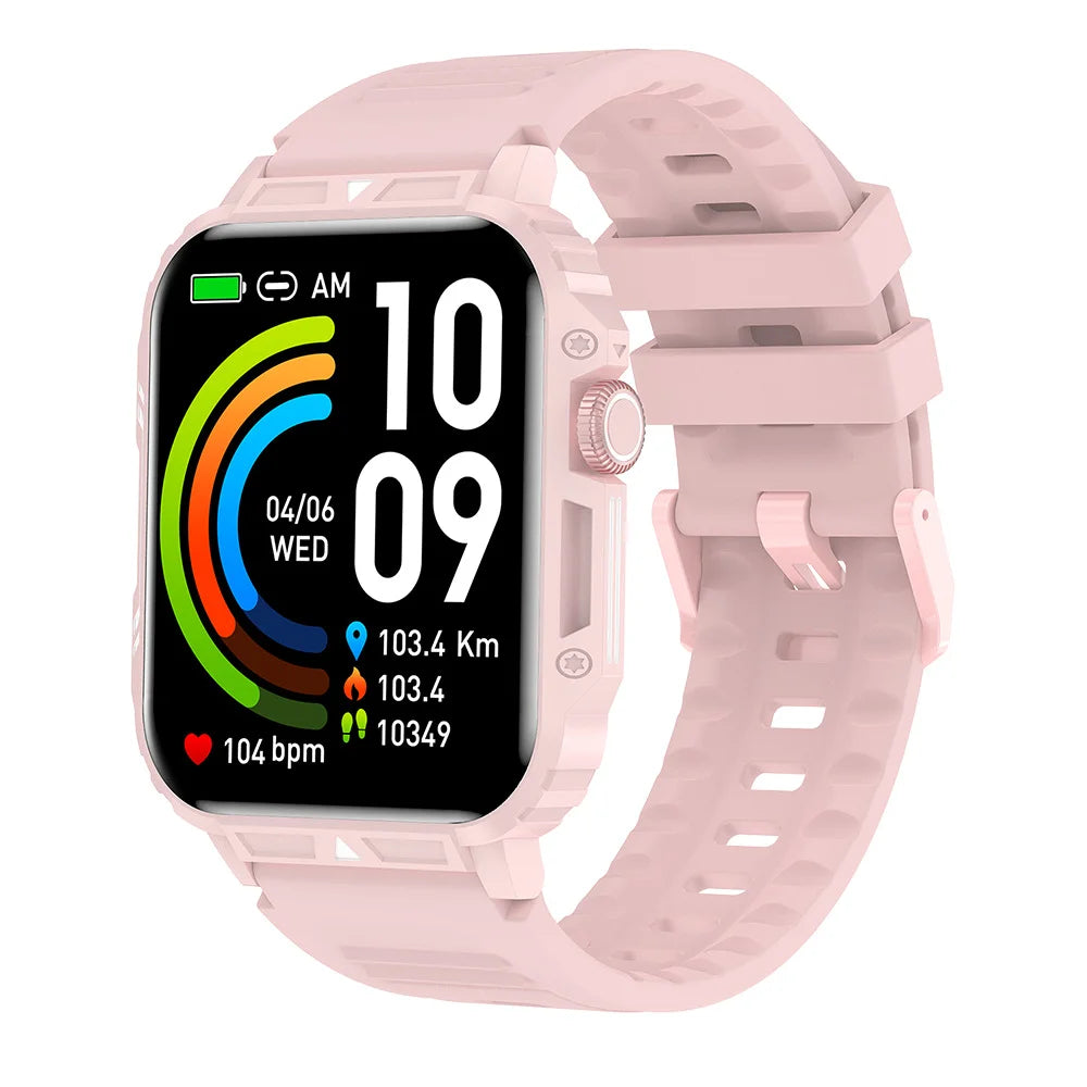 L81 Outdoor Sports Waterproof Smartwatch Big Battery Fitness Tracker BT Dial Call Sport Smartwatch Men for IOS Android