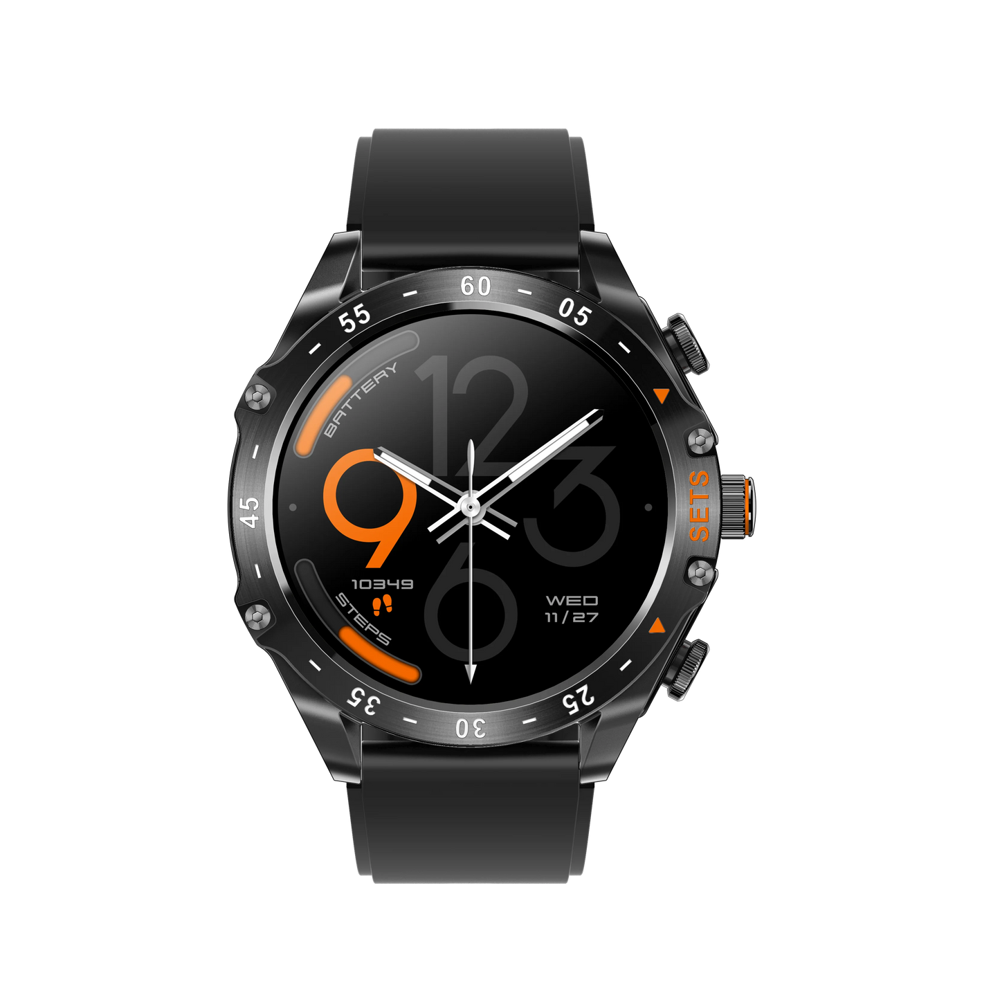 Round 2IN1 TWS Smart Watch T95 1.52 IPS Outdoor Watch Call Music Play Headset Sport Watch With Earphone High  Smartwatch