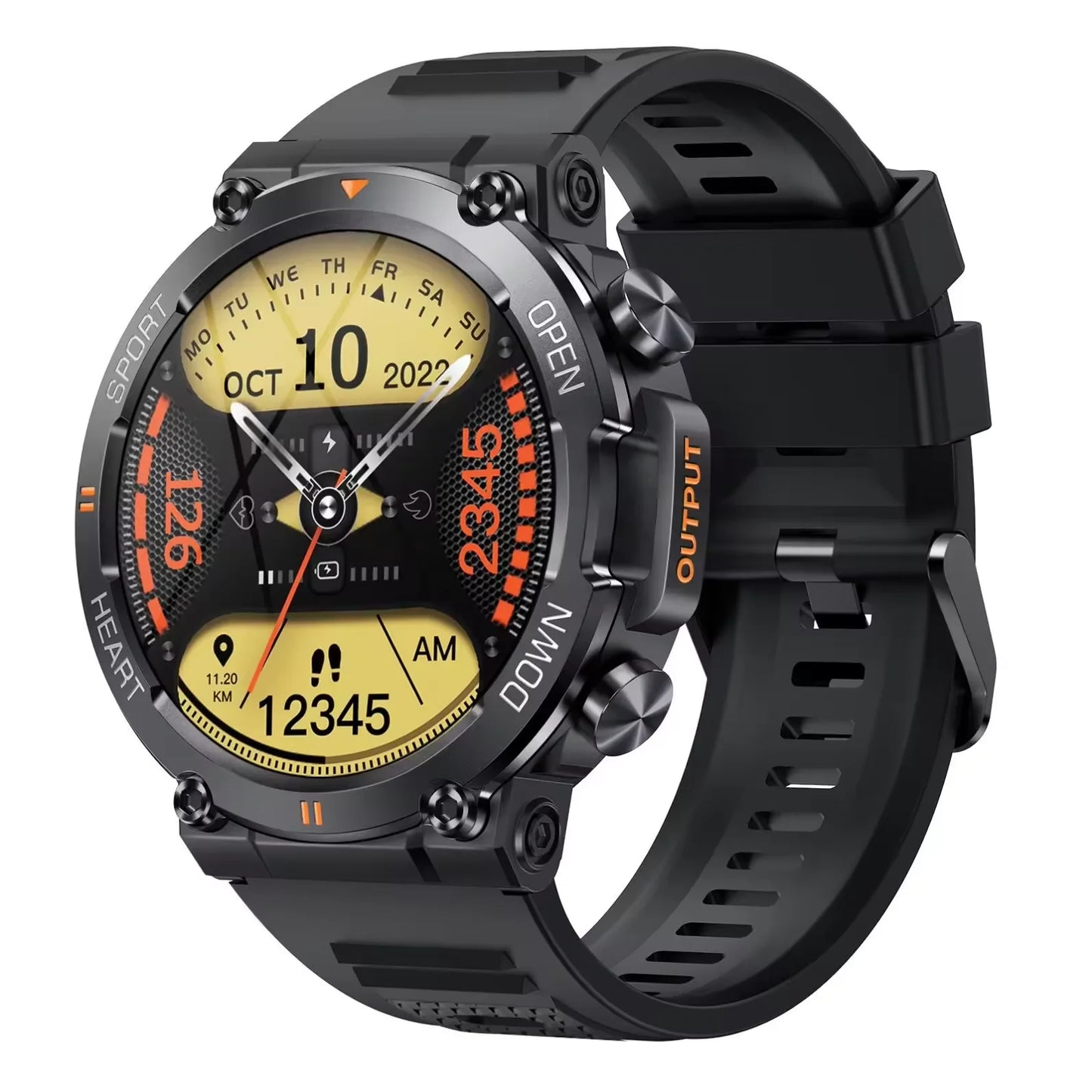 K56 Pro New 2024 Heart Rate Android BT Call Music Fitness Smartwatch Inform Messages Mujer Men Round Smart Watch