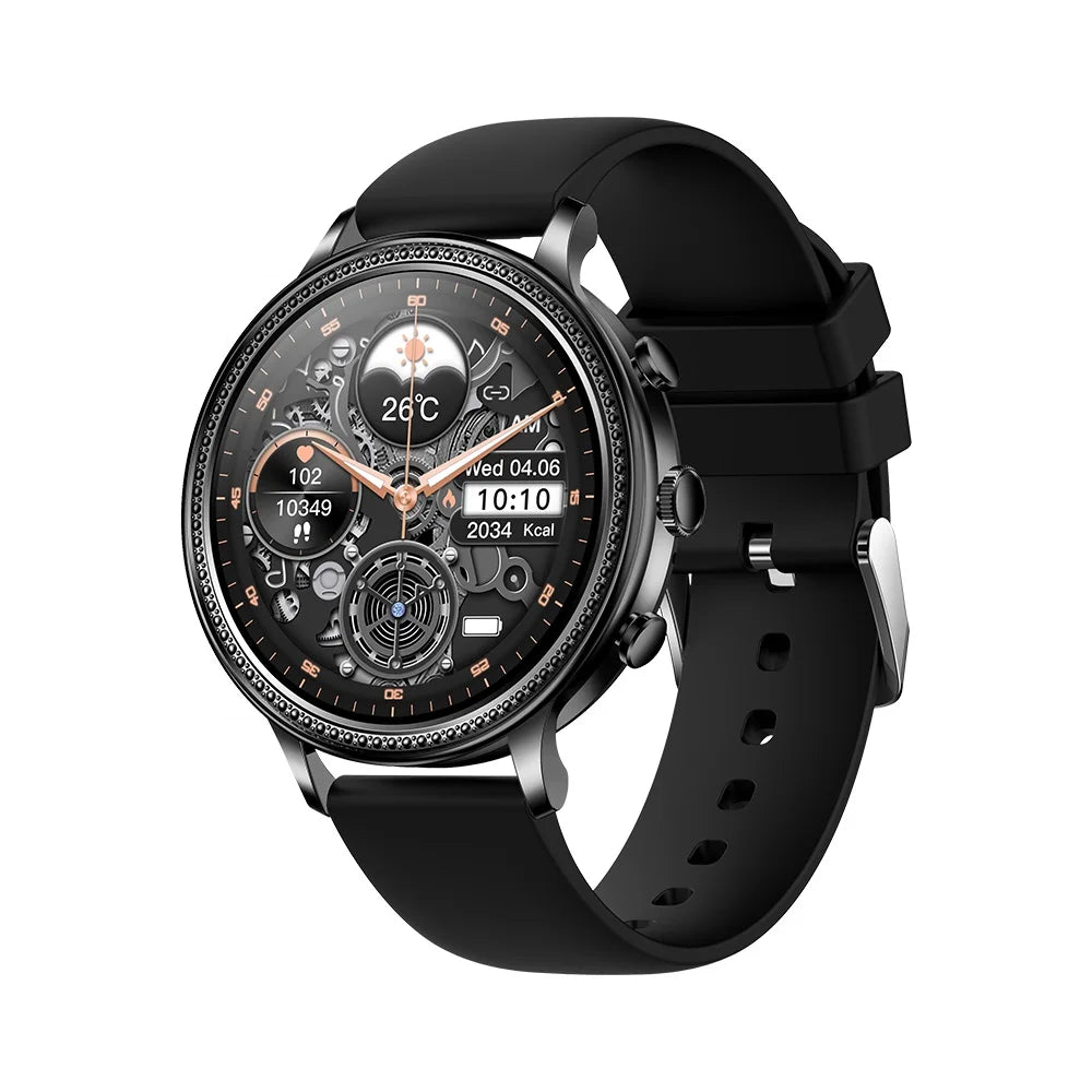 Woman Smartwatch V60 Heart Rate Monitor Bt Call Music Player Sleep Monitor Smartwatches Woman
