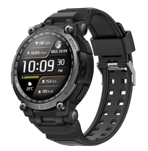 290mah BT Calling Smartwatch LC17 Smart Watch Waterproof IP67 Compass Step Counter Call Reminder Blood Oxygen Smart Bracelet