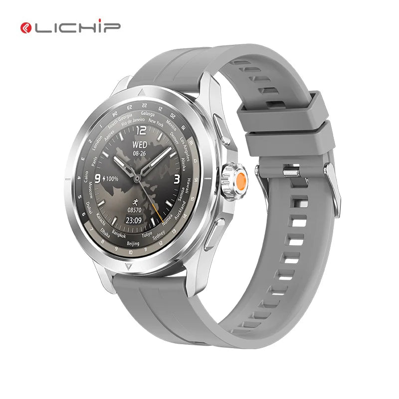 LICHIP L4 Ultra Sport Smartwatch AI Voice NFC BT Call S4 Ultra Men Women Health Monitoring Smart Watch Reloj Inteligente 2025